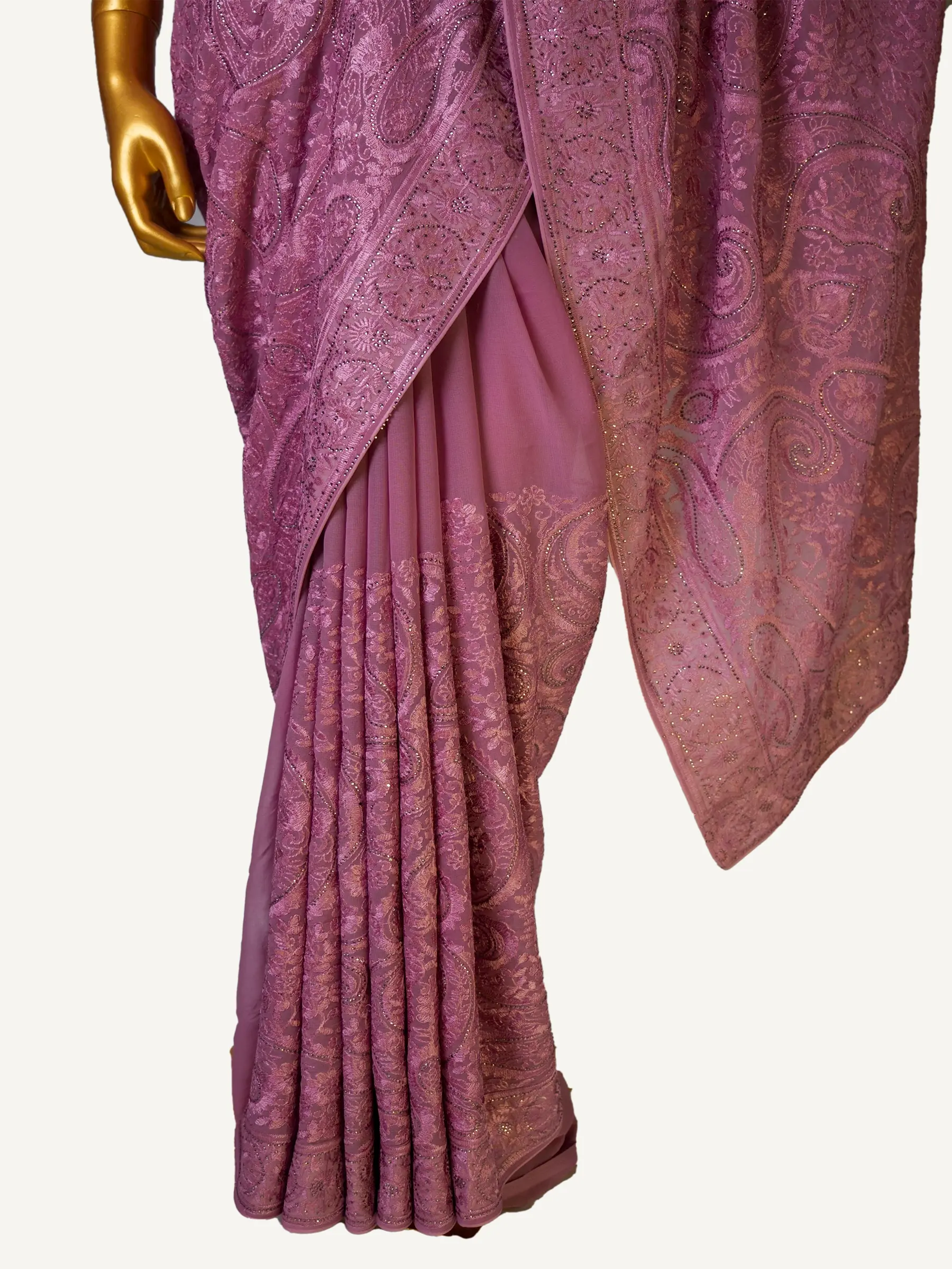 Onion Soft Chiffon Georgete Party Wear